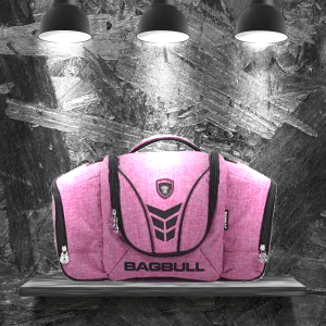 BAG BULL ONE MAX Jaspe Rosa - Maleta mediana para 4 comidas