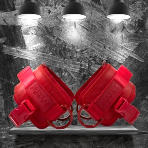 Monkey Power Grilletes Colores Rojo