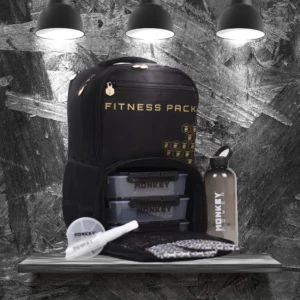Alternative view of Monkey Power Fitness Pack Black Gold Backpack
