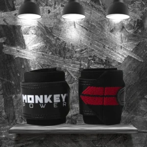 Monkey Power Muñequeras Rojas
